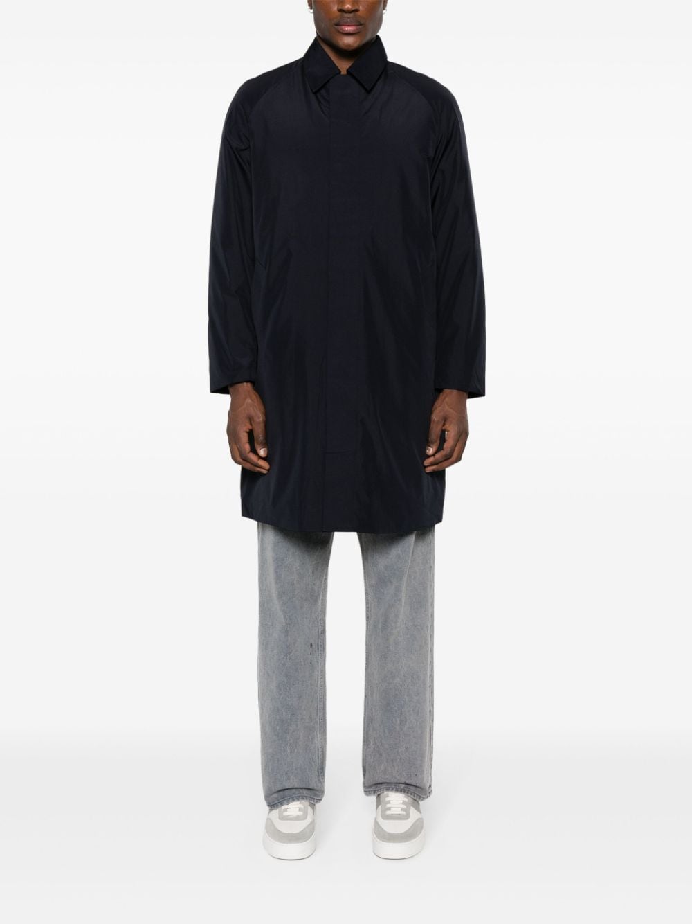Norse Projects Jas met logoprint - Blauw