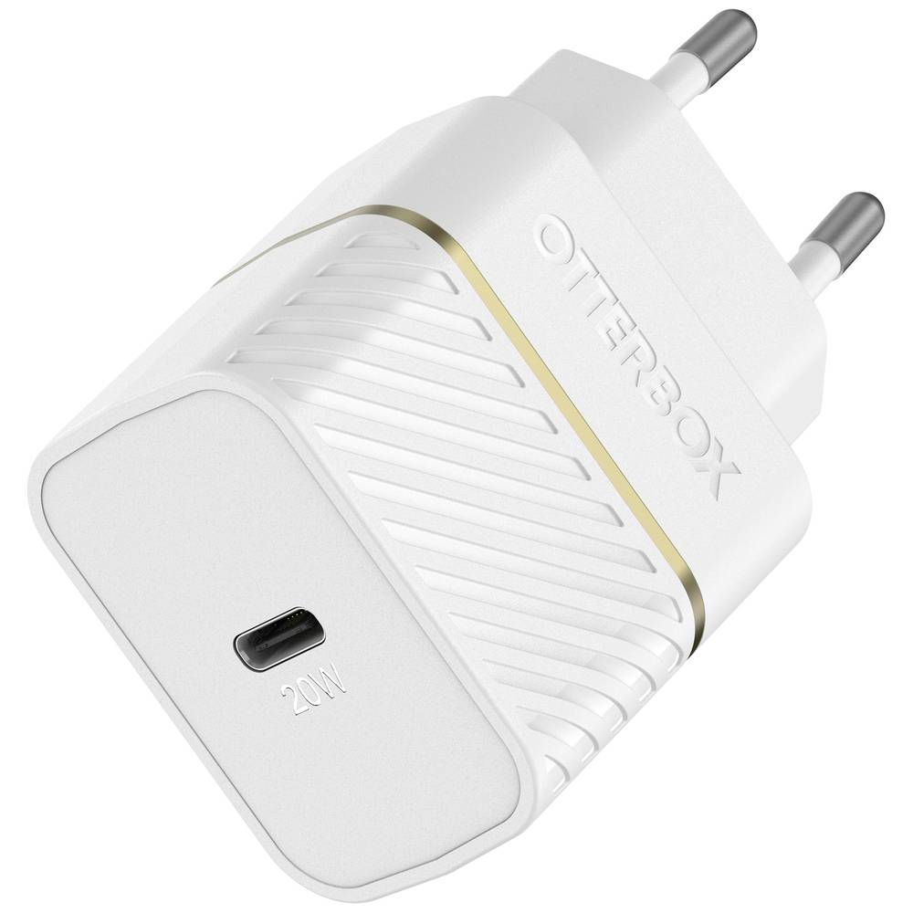 Otterbox Fast Charge Wall Charger (Pro Pack) Handy Ladegerät mit Schnellladefunktion USB-C Weiß