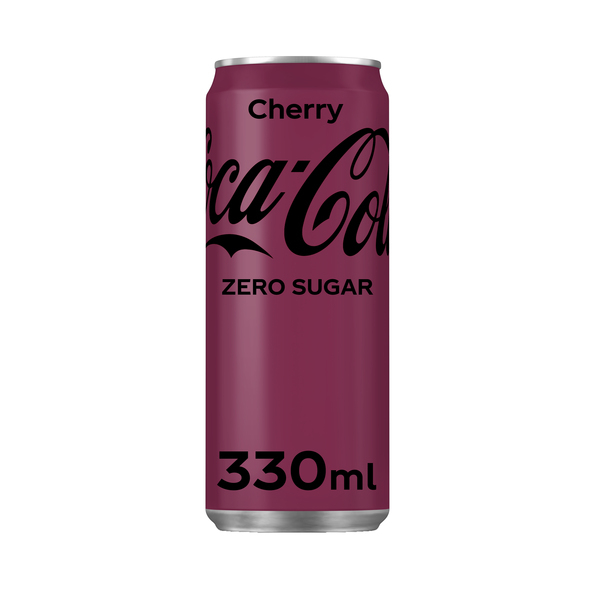 Coca-Cola Coca Cola | Cherry | Zero | Sleek Blik | 24 x 33 cl