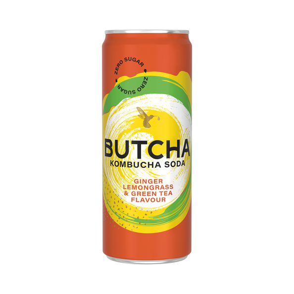 Butcha | Ginger&Lemongrass | Blik | 12 x 250 ml