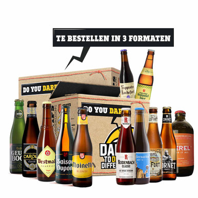 Dare to Drink Different Belgische klassiekers bierpakket