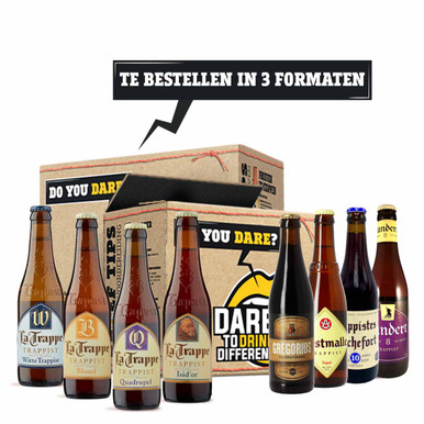 Dare to Drink Different Trappisten bierpakket