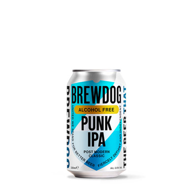 BrewDog Punk IPA alcoholfree blik 33cl