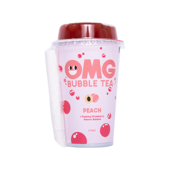 OMG | Bubble Tea Peach | 10 x 270 ml