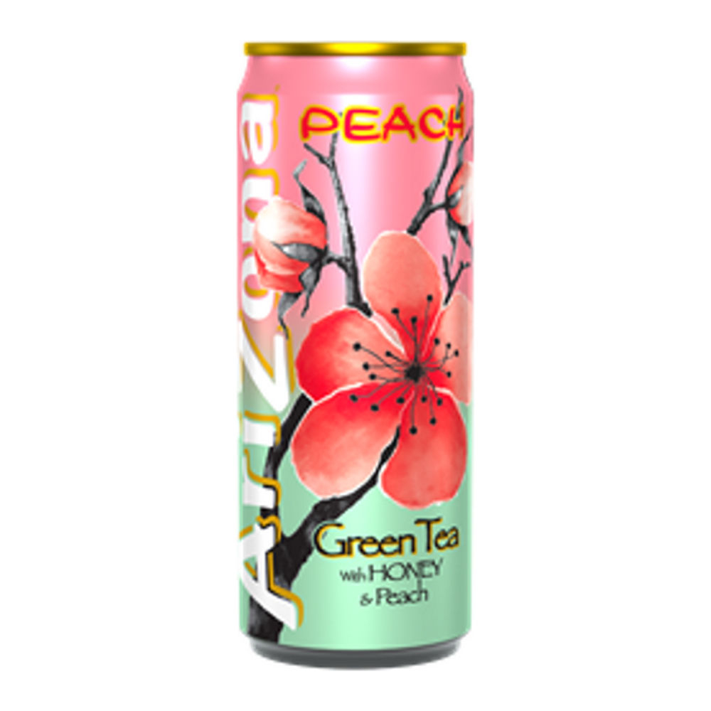 Arizona | Green Tea Peach | Blik | 12 x 33 cl