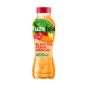 Fuze Tea Fuze Black Tea Peach Hibiscus | 12 x 0,4 liter