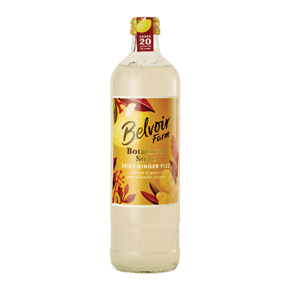 Belvoir Farm | Botanical Soda Spicy Gin Fizz | 6 x 500 ml