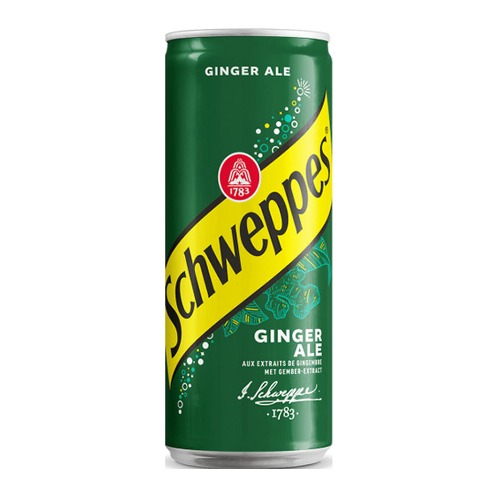 Schweppes | Ginger Ale | Blik | 24 x 33 cl