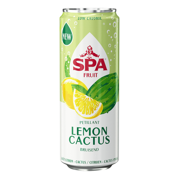 Spa Fruit | rkling Lemon Cactus | Blik | 24 x 250 ml