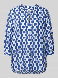 Seidensticker Linnen blouse met 3/4-mouwen, model 'Washer!'
