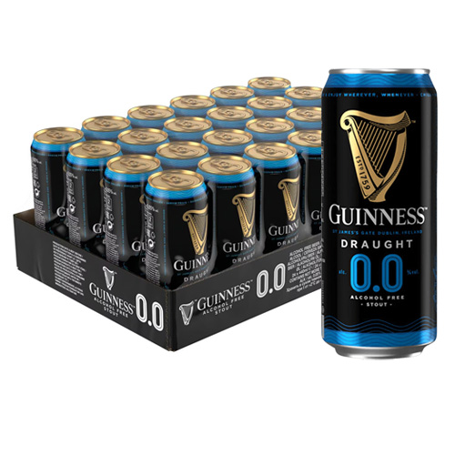 Guinness  Draught 0.0 Stout - 24x 440ml