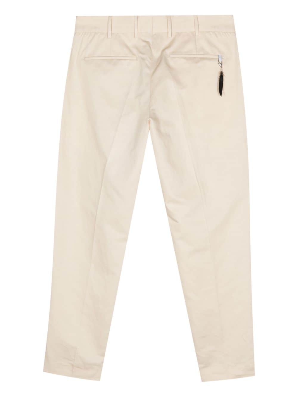 PT Torino Rebel cropped trousers - Beige