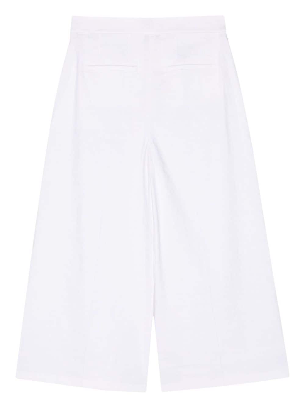 Theory Cropped broek - Wit