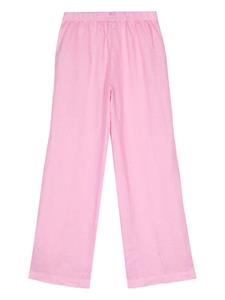 ASPESI cropped linen trousers - Roze