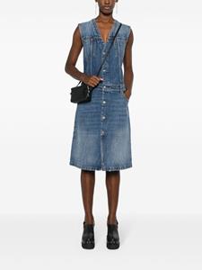 Stella McCartney sleeveless denim dress - Blauw