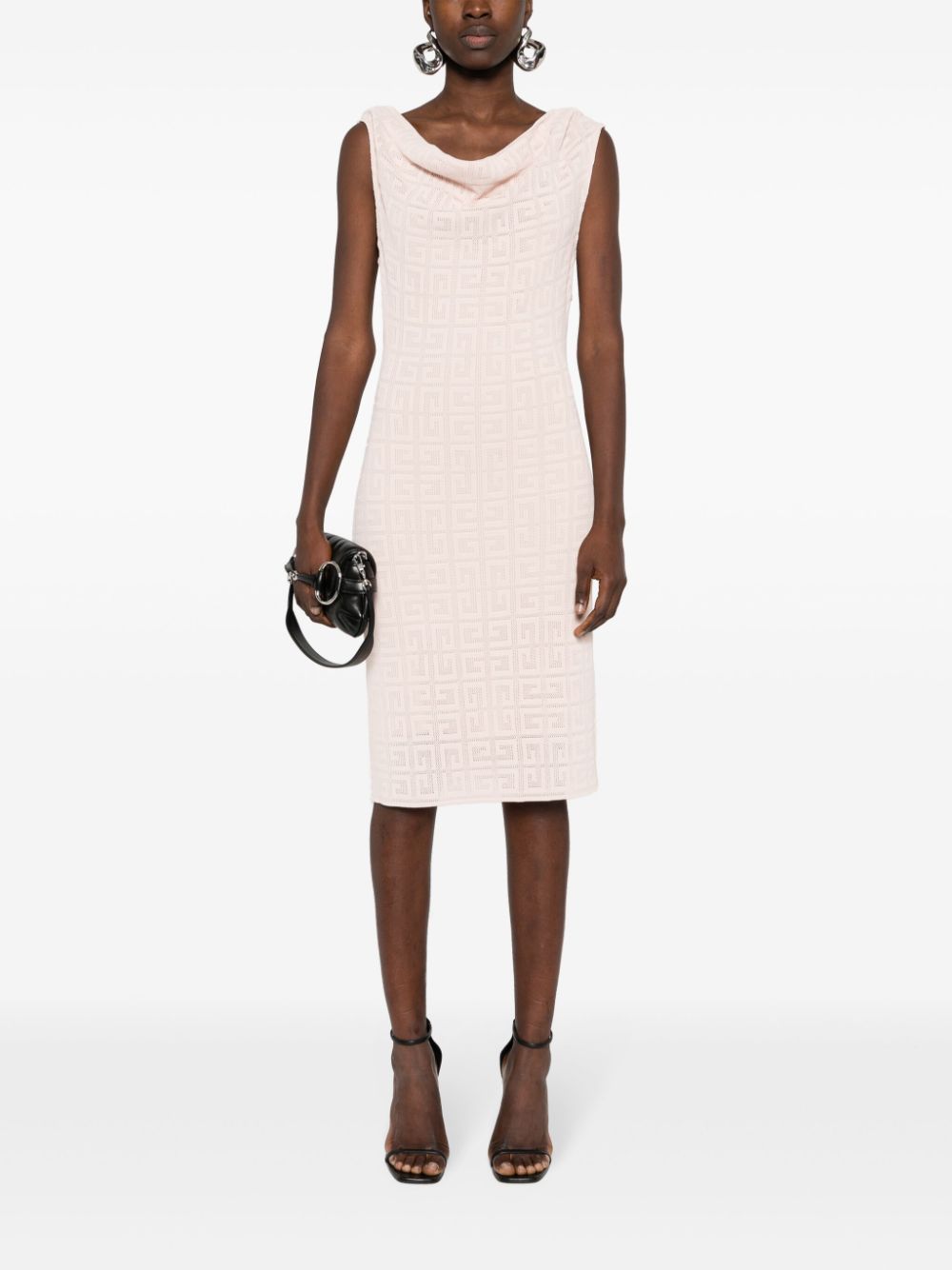 Givenchy Midi-jurk met 4G patroon - Roze
