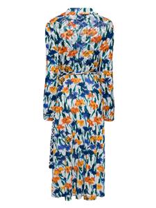 DVF Diane von Furstenberg Phoenix reversible wrap midi dress - Wit
