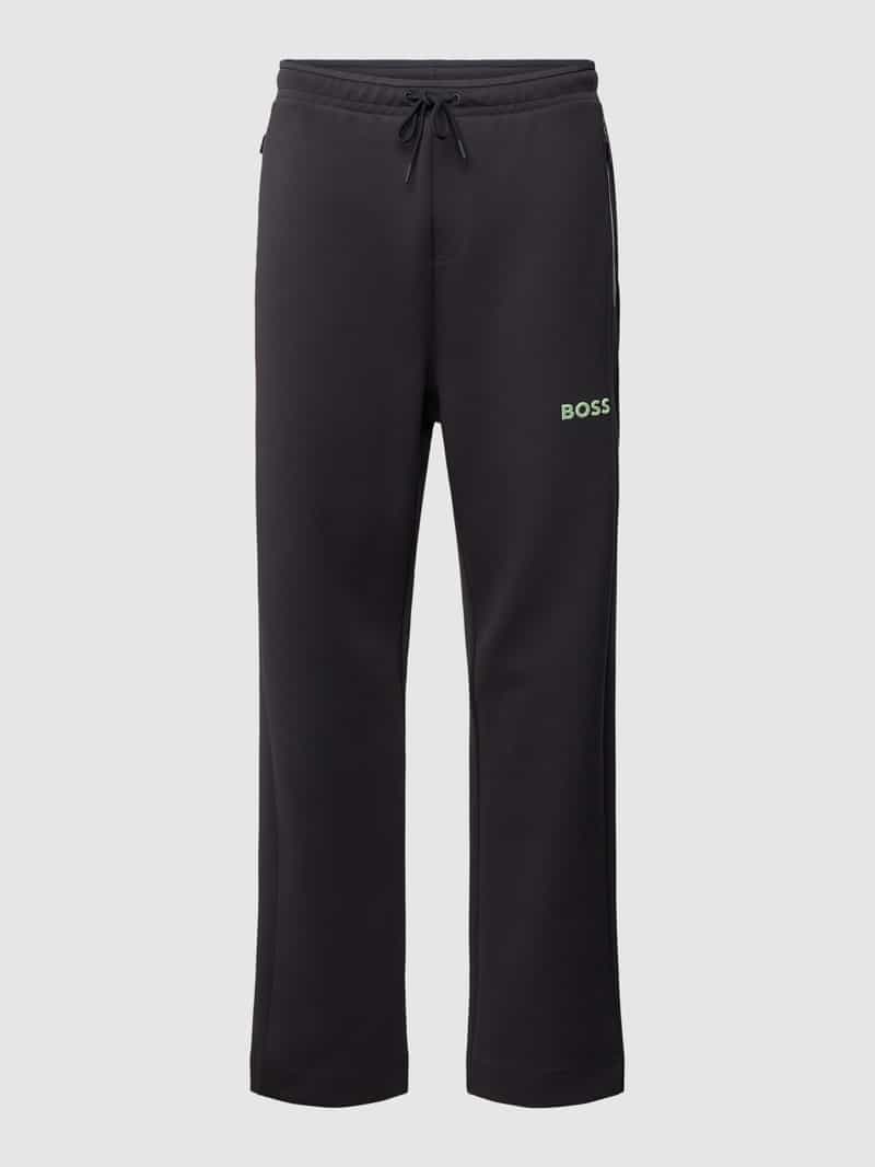 BOSS Green Sweatpants met labelapplicatie, model 'Hadim'