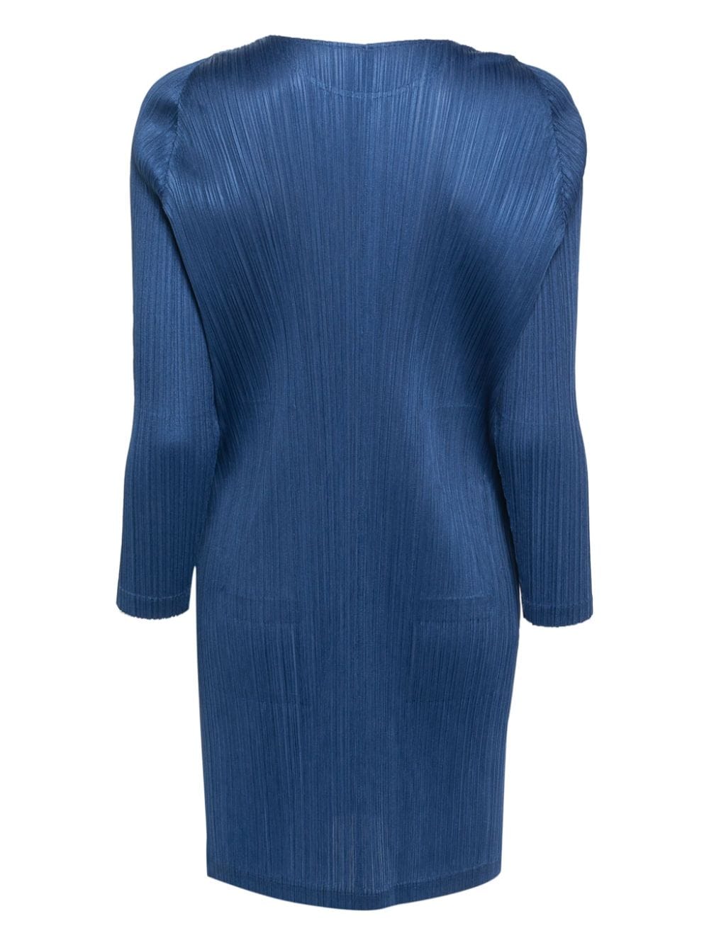 Pleats Please Issey Miyake January pleated dress - Blauw