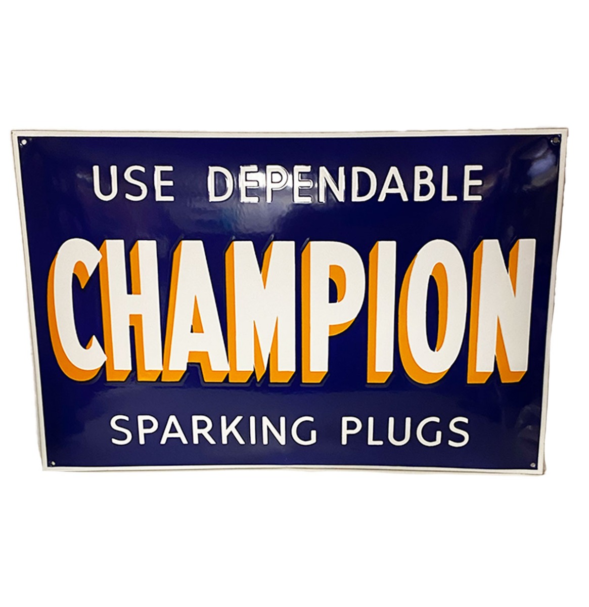 Fiftiesstore Champion Dependable Spark Plugs Emaille Bord - 60 x 40cm