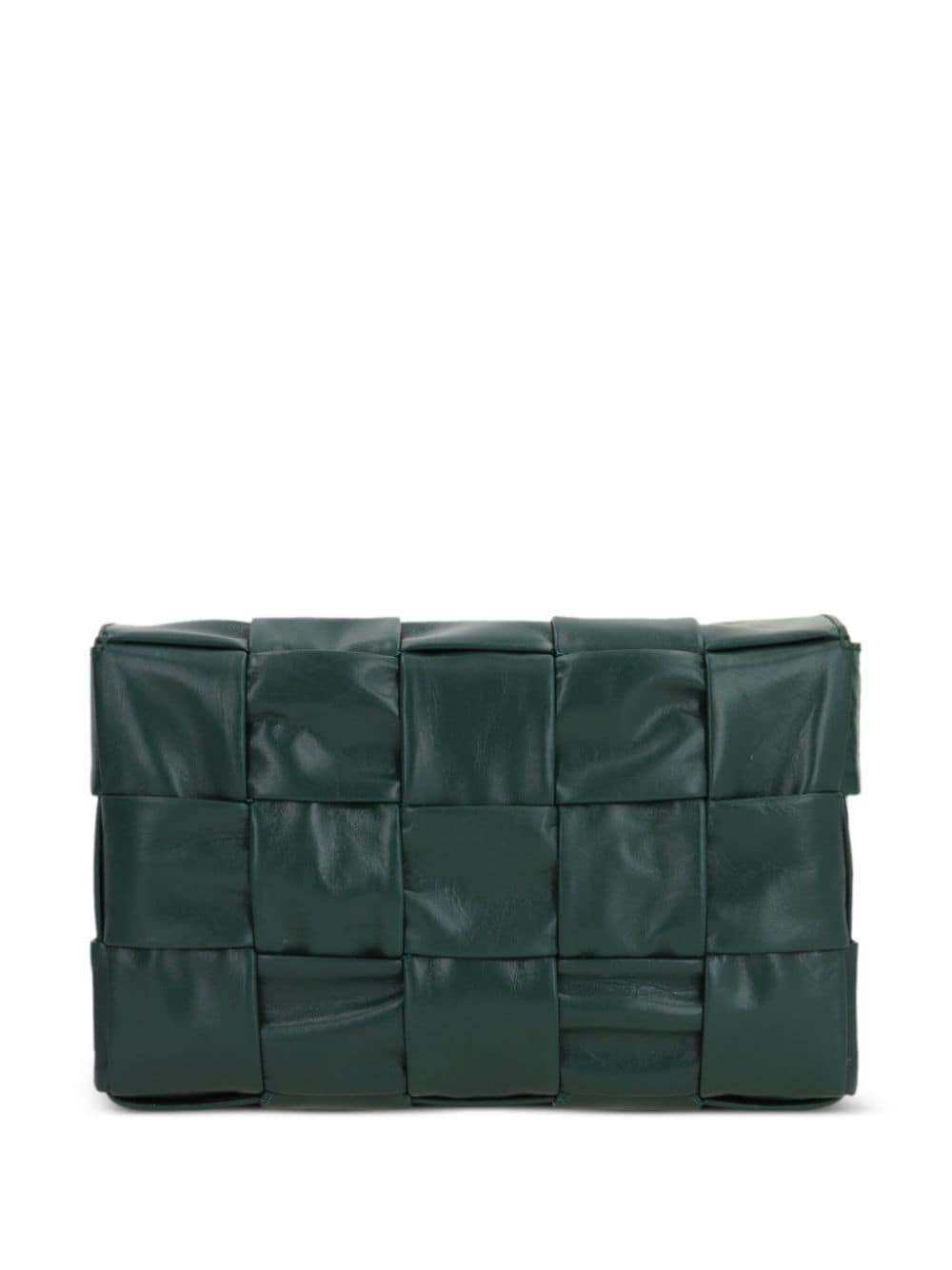 Bottega Veneta Cassette leather shoulder bag - Groen
