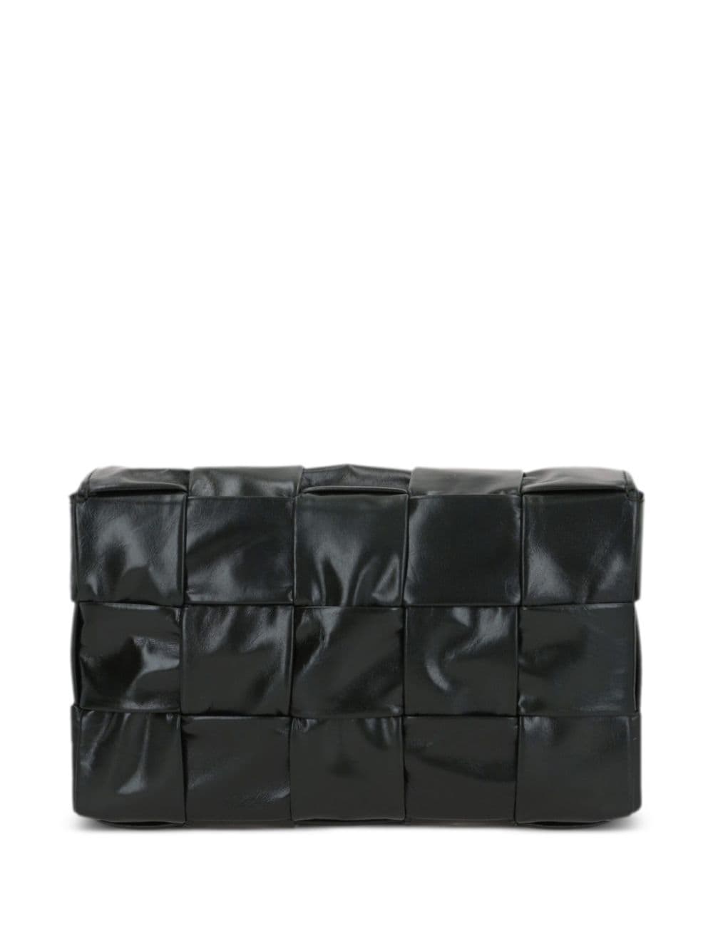 Bottega Veneta Maxi Intrecciato leather crossbody bag - Groen