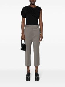 Rick Owens cropped virgin wool trousers - Grijs