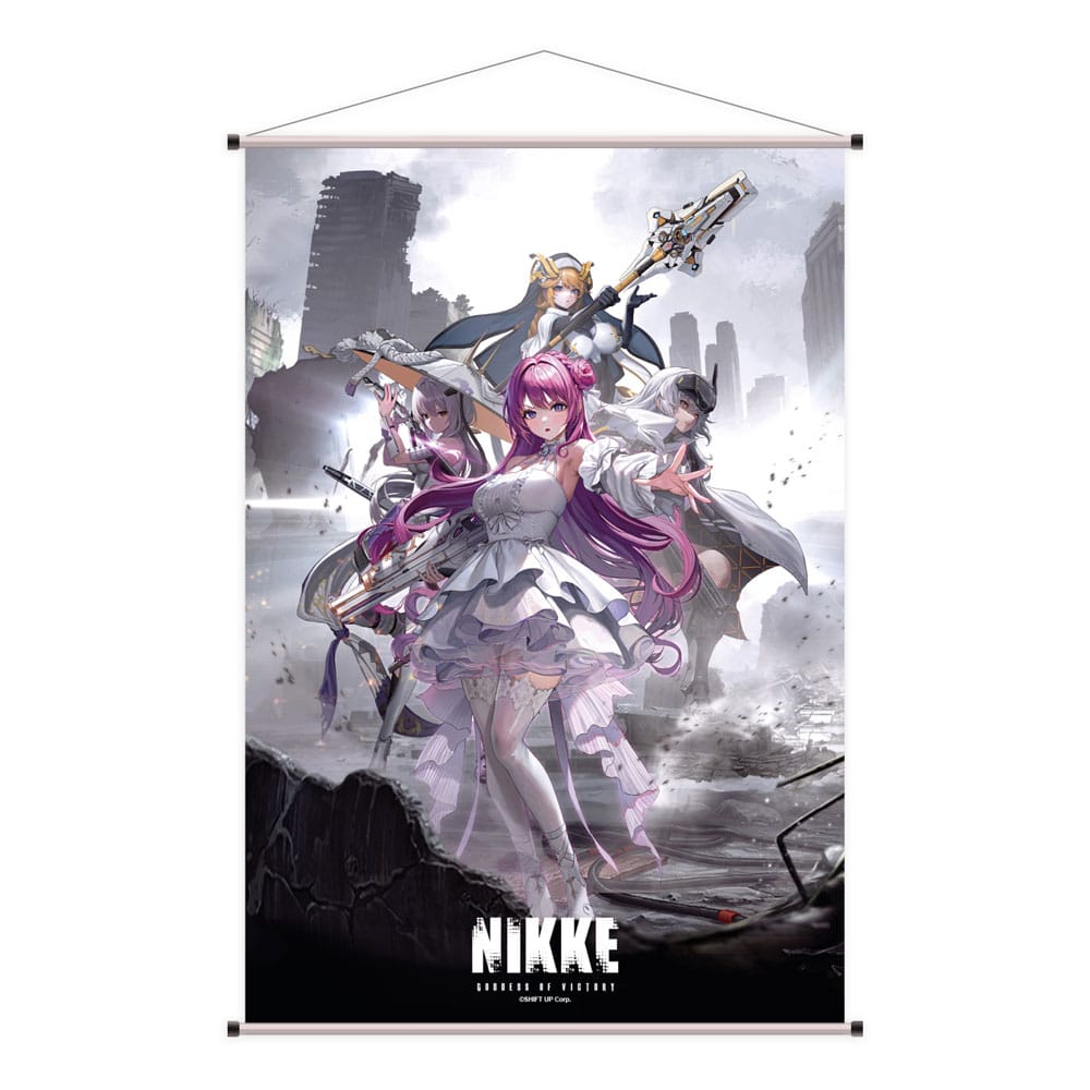 Sakami Merchandise Goddess of Victory: Nikke Wallscroll Inherit Squad 60 x 90 cm