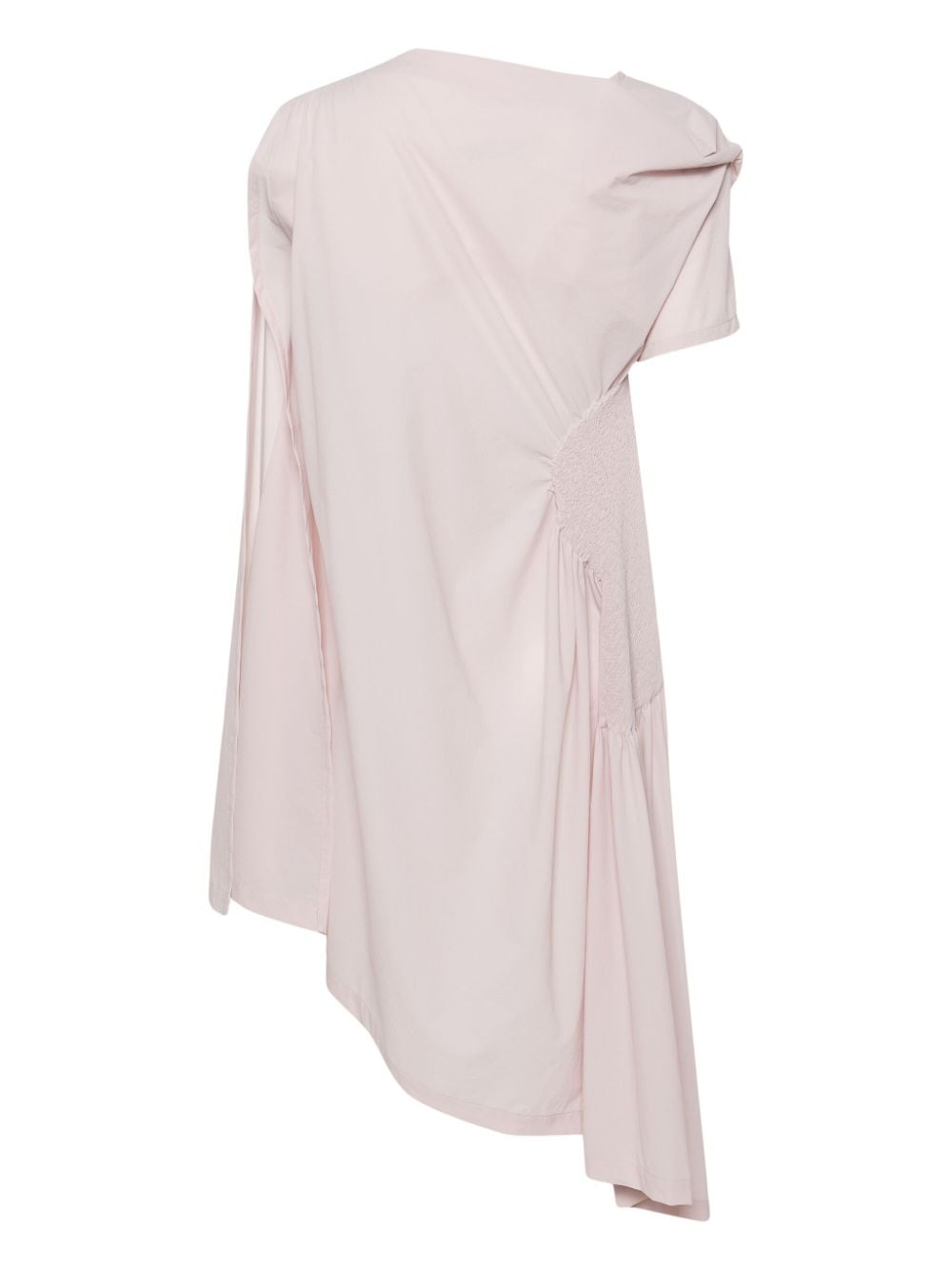 Issey Miyake draped asymmetric dress - Roze