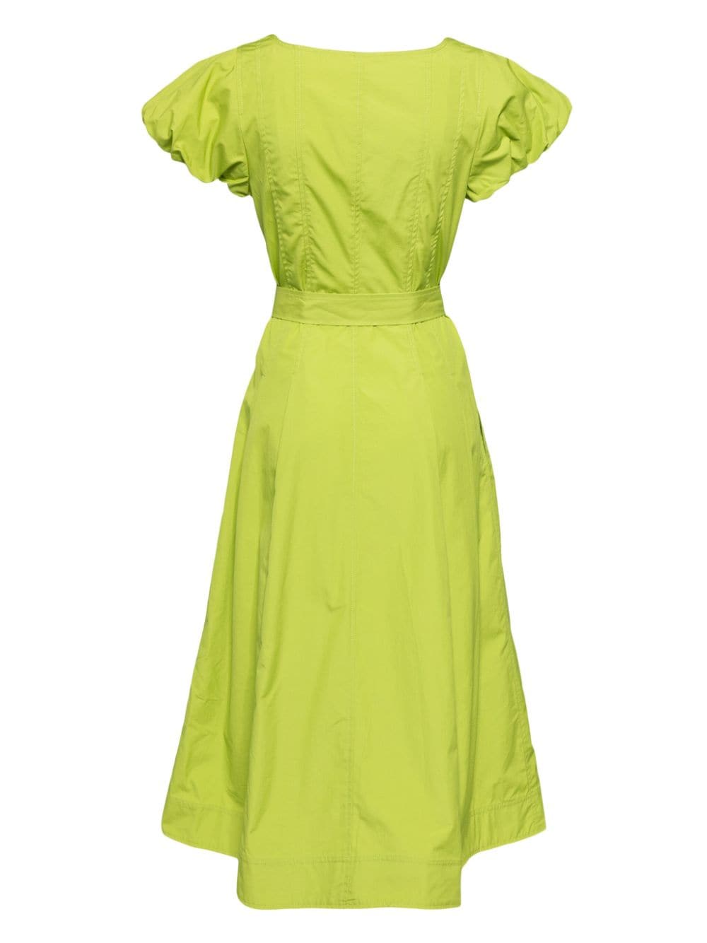 Ulla Johnson Rhea cotton midi dress - Groen