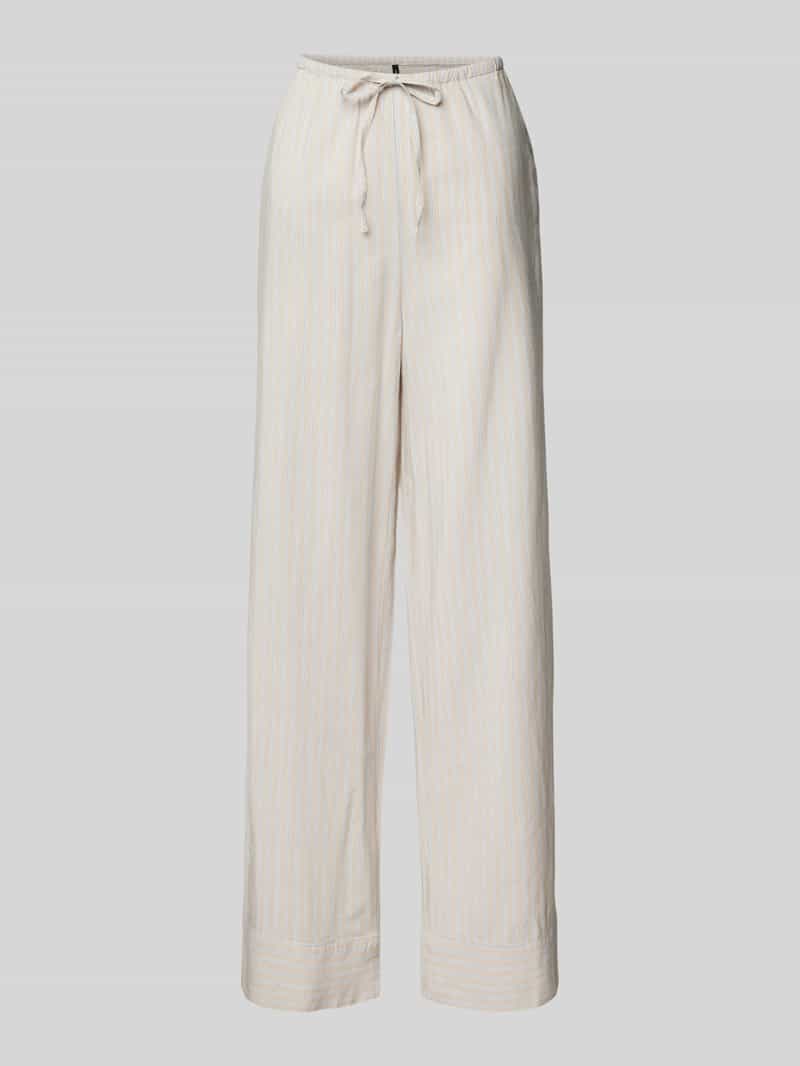 Vero Moda High waist broek met streepmotief, model 'GILI'