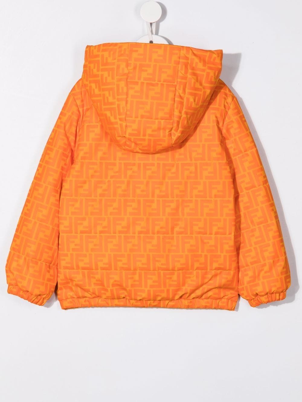 Fendi Kids Gewatteerde jas - Oranje