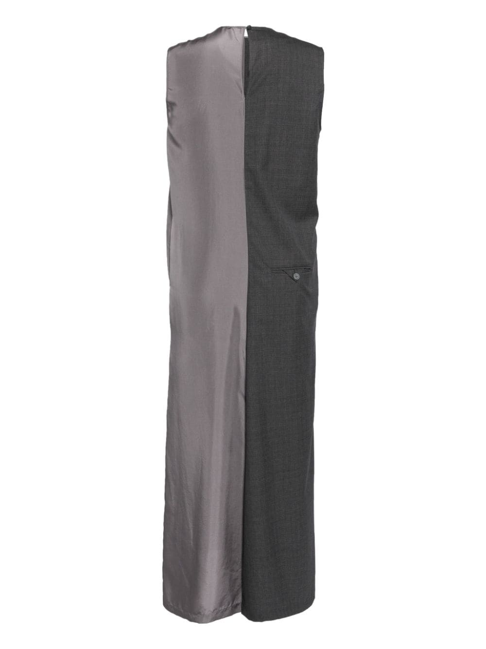 JNBY panelled sleeveless maxi dress - Grijs