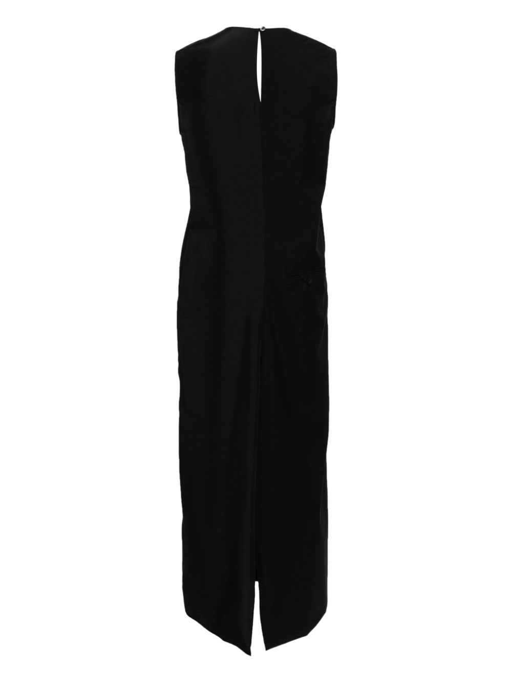 JNBY panelled sleeveless maxi dress - Zwart