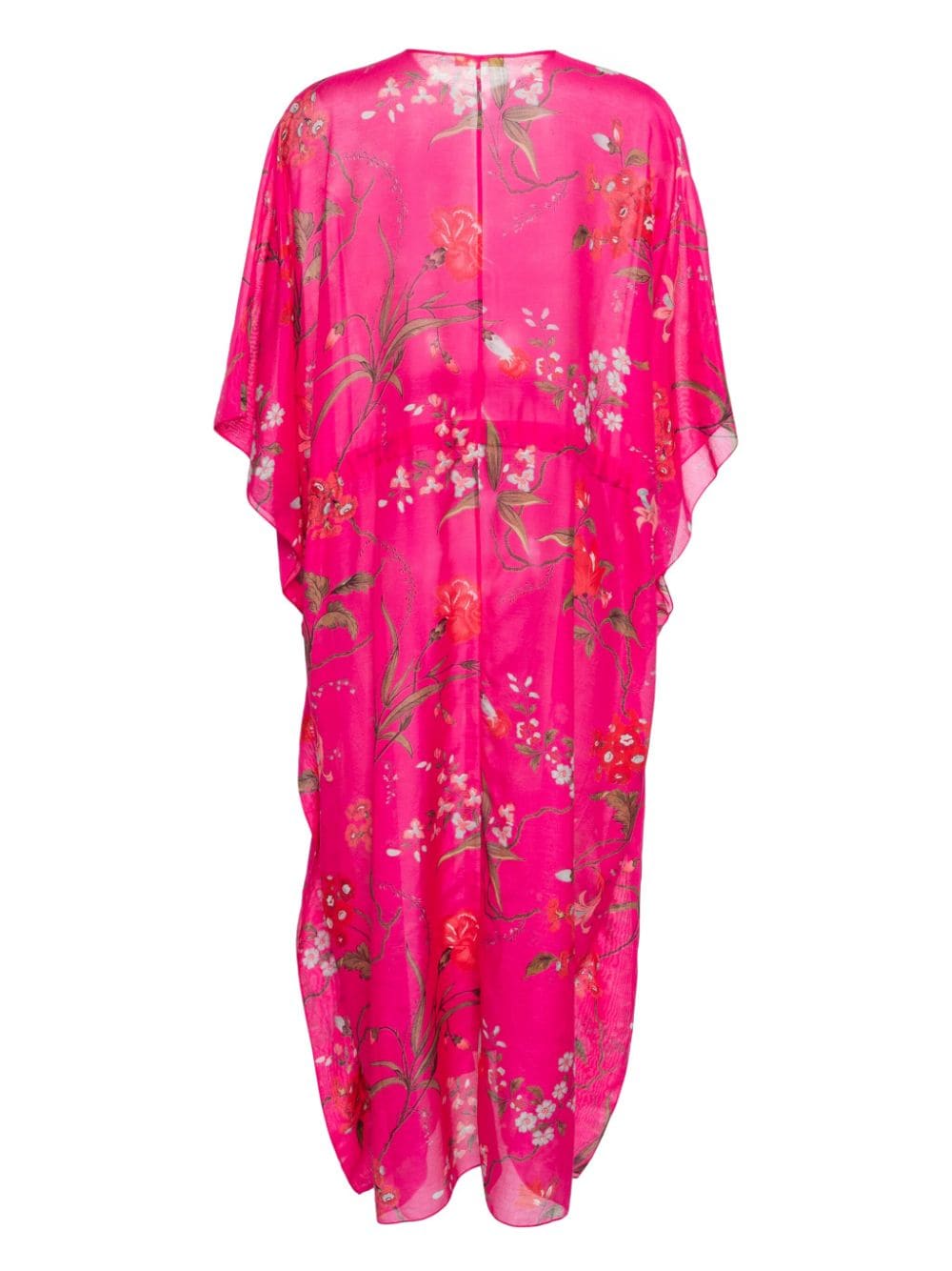 ERDEM floral-print cotton-blend dress - Roze