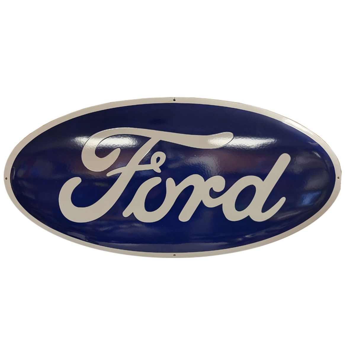 Fiftiesstore Ford Logo Emaille Bord - 100 x 50 cm