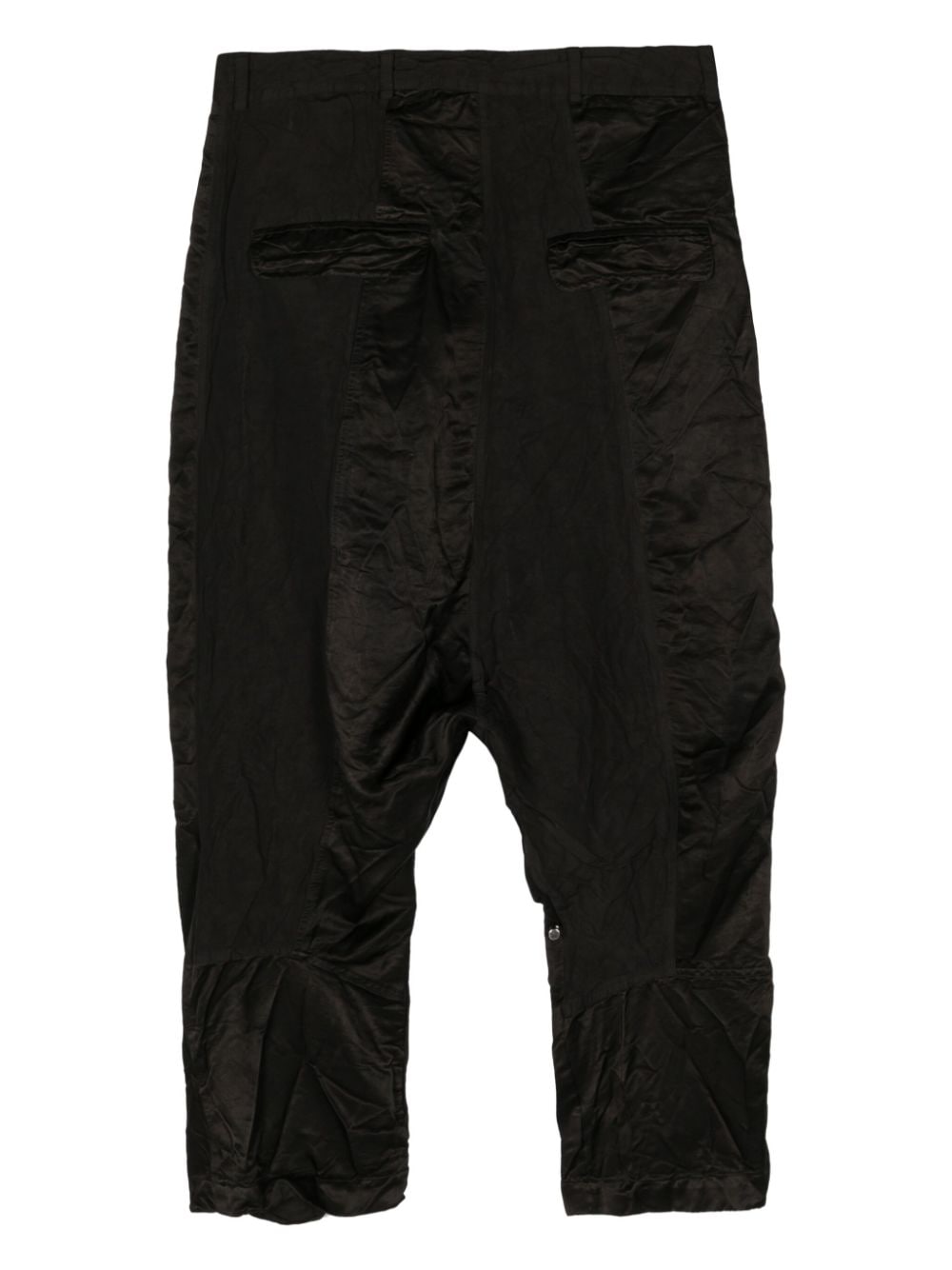 Rundholz DIP drop-crotch trousers - Zwart