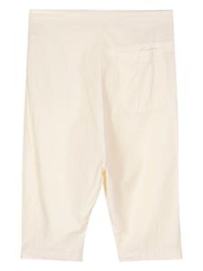 Forme D'expression drawstring-waist cropped trousers - Beige