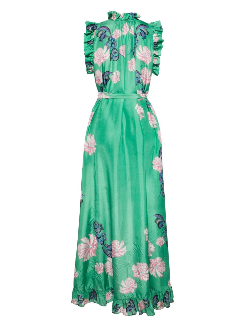 Cynthia Rowley Garden of Eden Maxi Dress - Groen