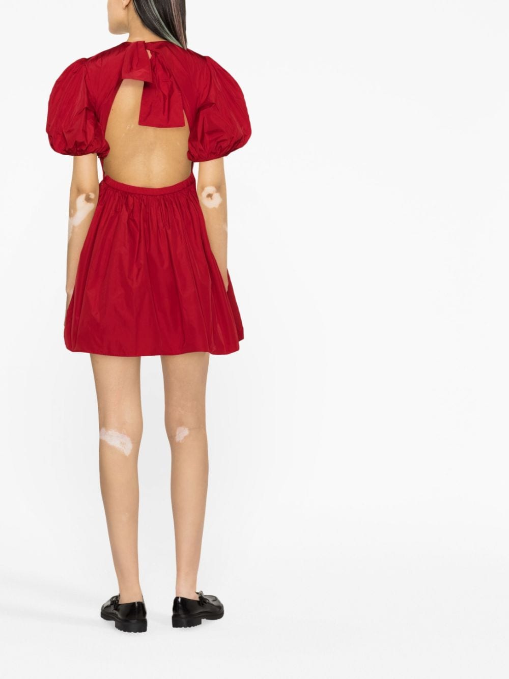 RED Valentino Mini-jurk met strik - Rood