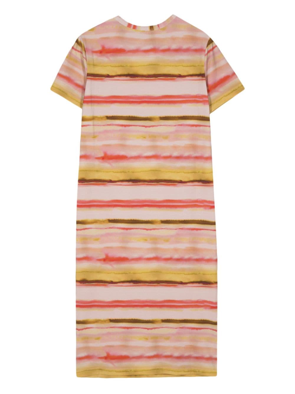 PS Paul Smith Sunray striped T-shirt dress - Roze