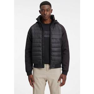 Calvin Klein Steppjacke ESSENTIAL MIX MEDIA JACKET mit abnhembarer Kapuze