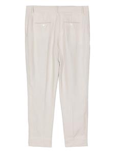 N.Peal Harper linen cropped trousers - Beige