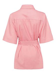 Elie Saab Gabardine blousejurk - Roze