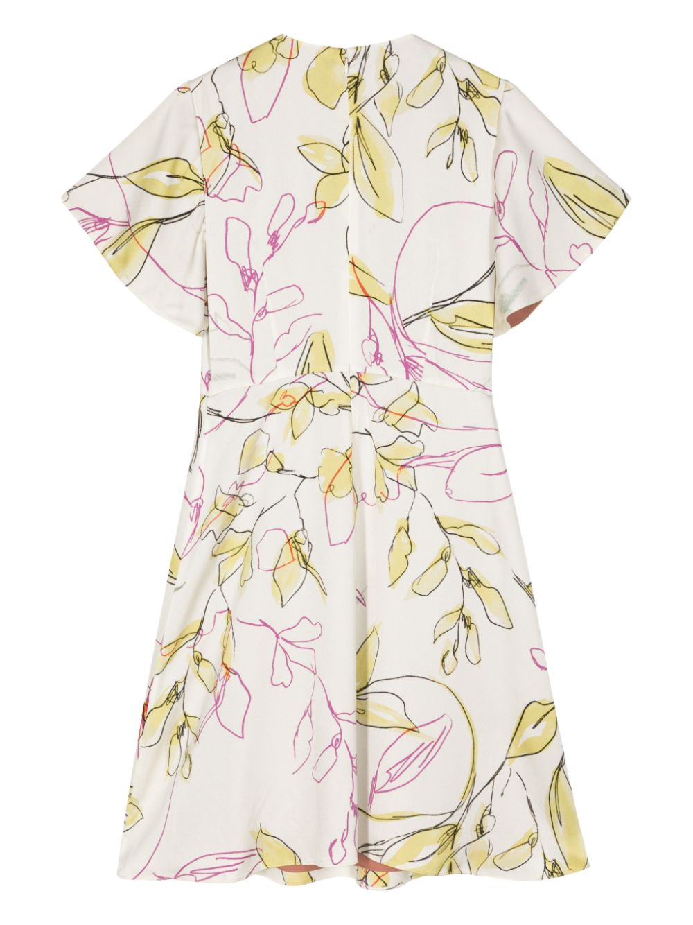 Paul Smith Ink Floral-print minidress - Wit