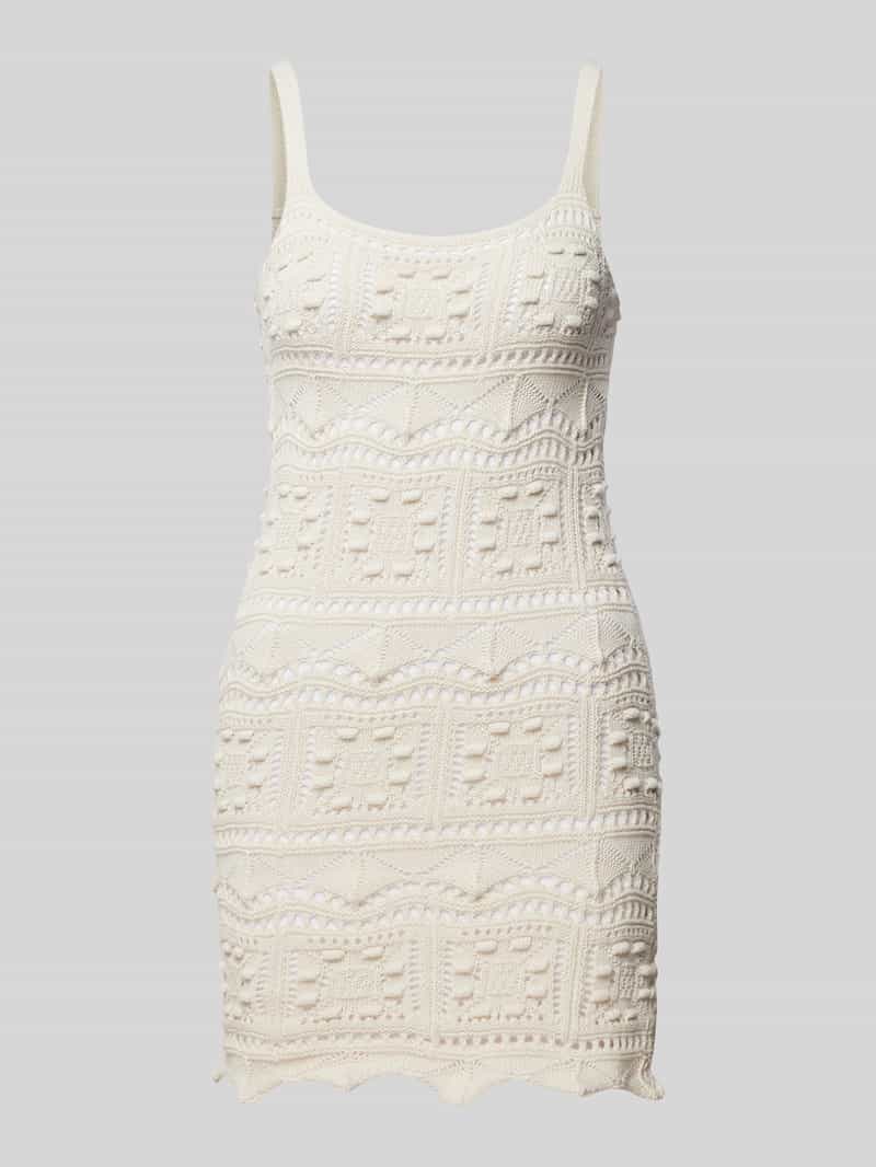 Only Gebreide jurk in effen design, model 'DENISE'