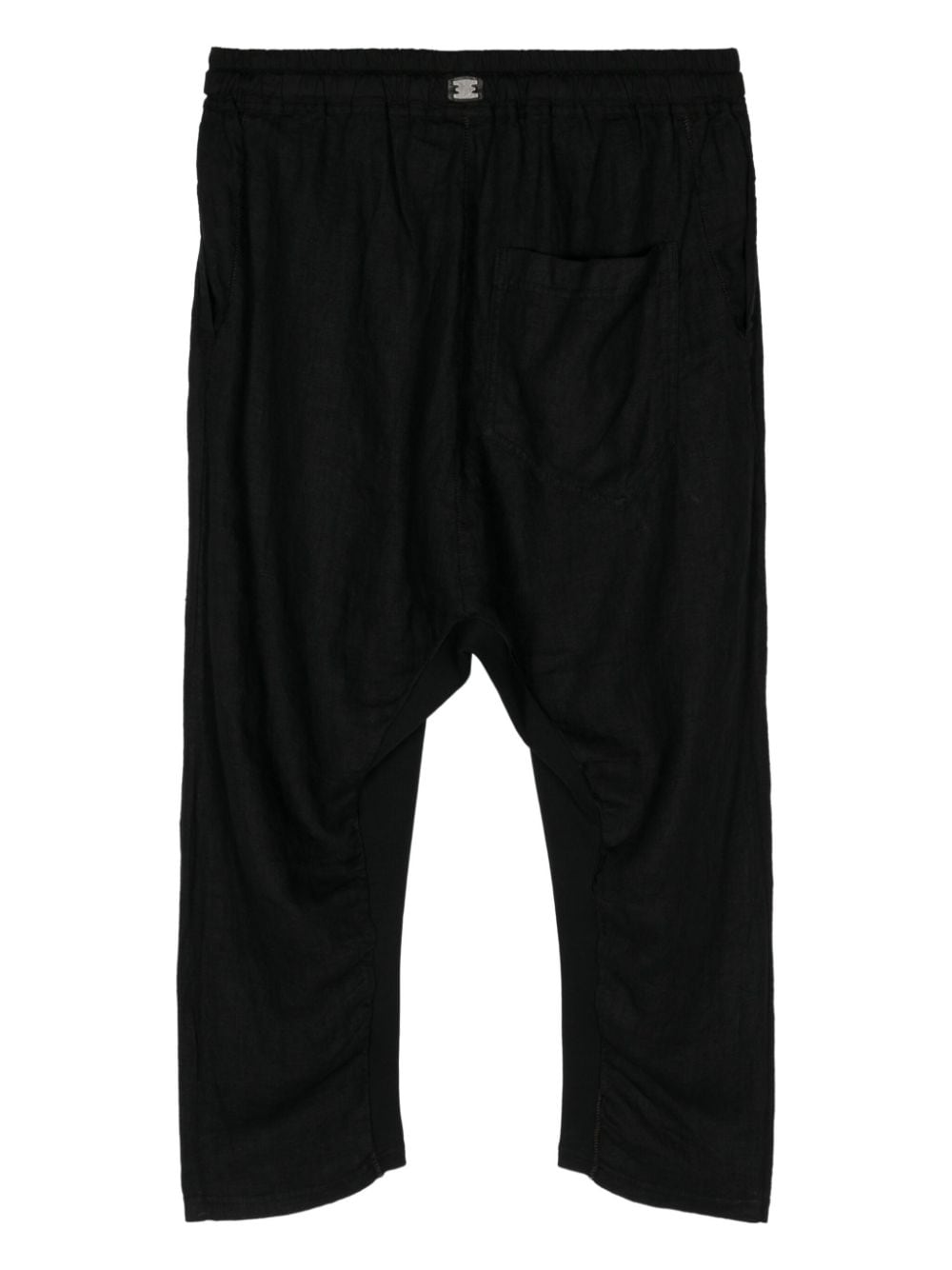 Isaac Sellam Experience cropped drop-crotch trousers - Zwart