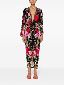 Camilla Reservation For Love midi dress - Zwart