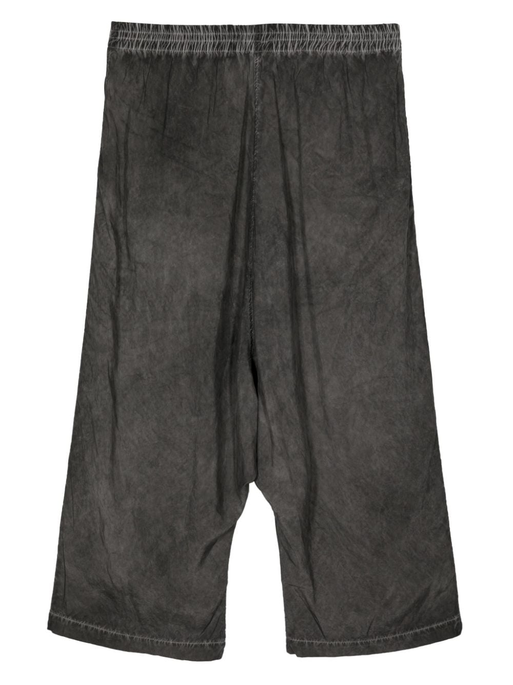 Rundholz drop-crotch cropped trousers - Grijs