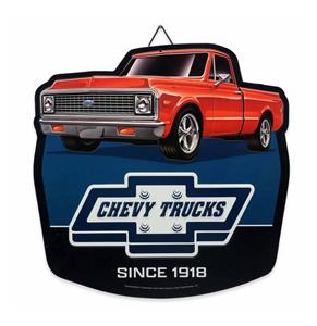 Fiftiesstore Chevy Trucks Since 1918 Metalen Bord - 30 x 30cm